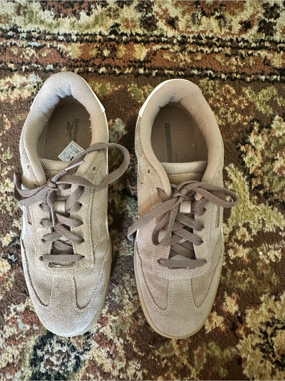 Women’s Reebok’s in Taupe